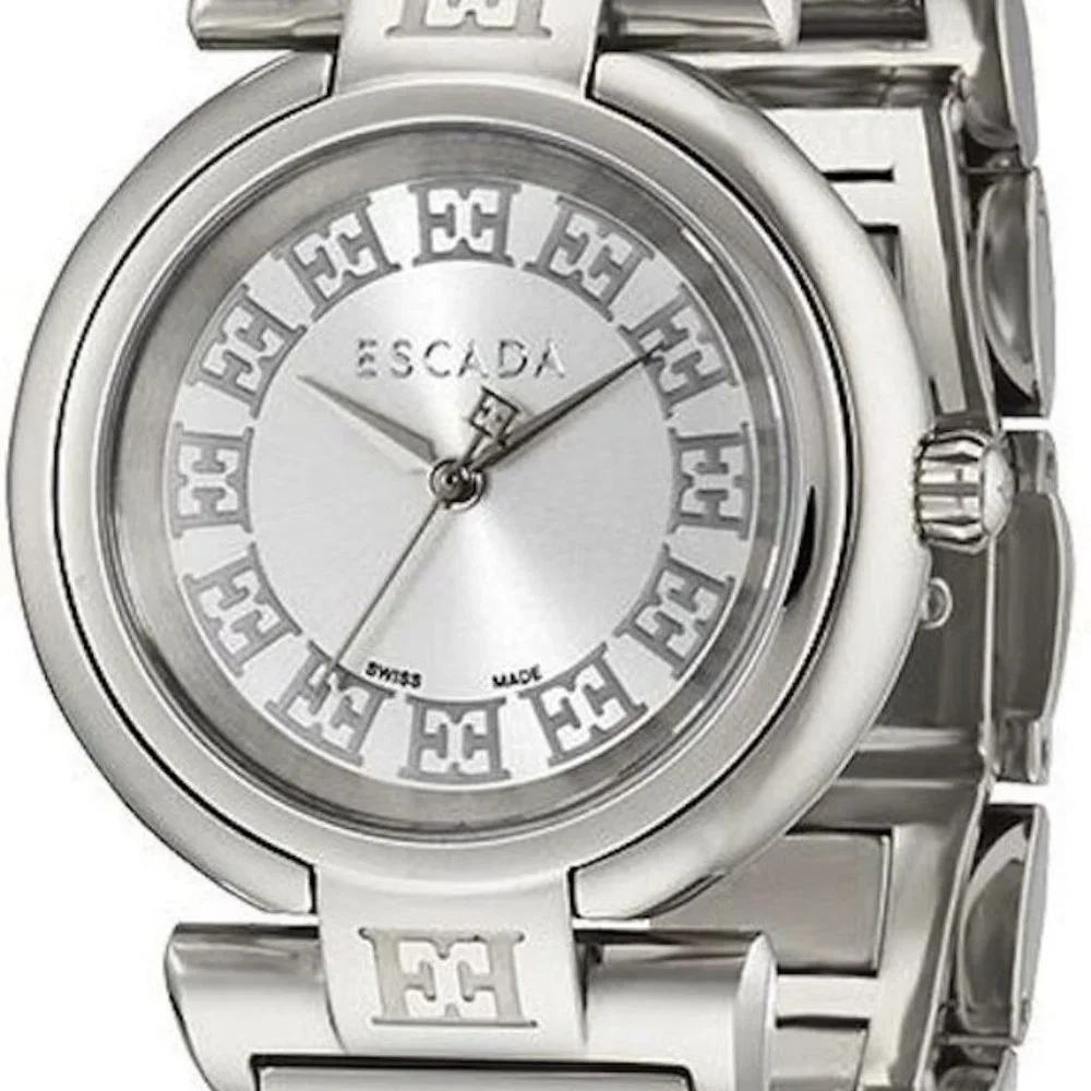 Escada Lauren Analog Display Swiss Quartz Silver Watch